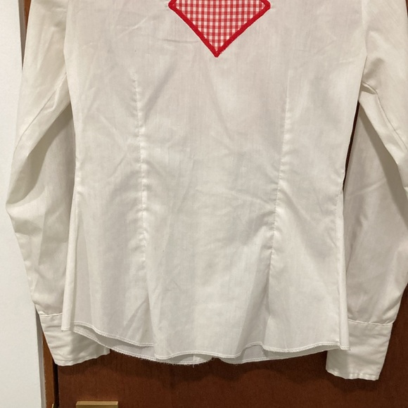 Rodeo Queen Red Gingham with Pearl Buttons Christenfeld of California Button Up - Picture 8 of 8